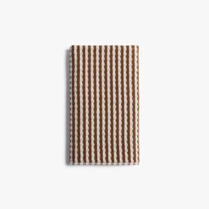 Terry Check Bath Towel Pecan - Parachute